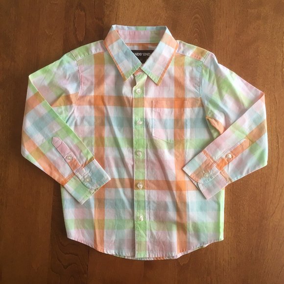 Lands' End dress shirt 3T NWOT - Picture 1 of 8